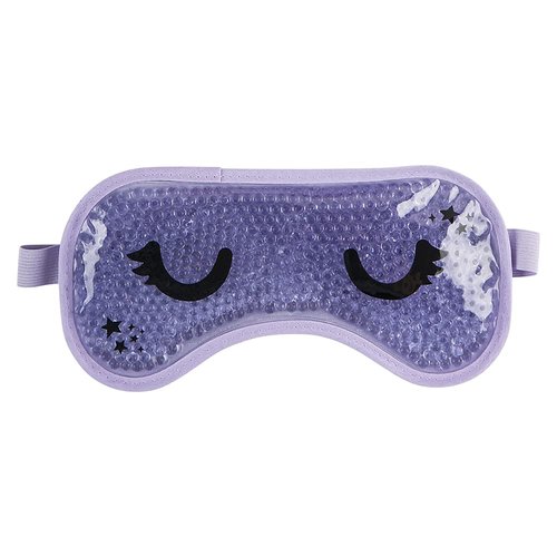 3 Pack - Gel Bead Reusable Eye Mask - Heat or Cold Sleep Mask for Women and Men