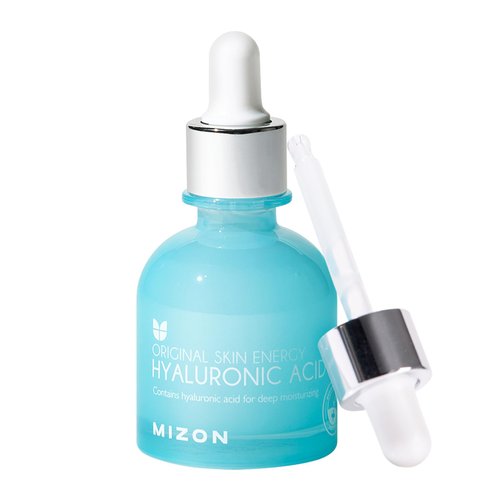 MIZON Hyaluronic Acid 100 Ampoule, Hydrating Serum with Adenosine and Natural Extracts, Antiaging...