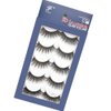 Eyelash Reusable 3D Eyelashes Handmade Fake Eyelashe Extensions Lightweight Natural Lashes Faux Eyelashes Easy to Wear 5 Pairs In 1 Box (1 BOX, 8023)