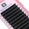 Ellipse Classic Lash Extensions Flat Lashes Eyelash Extensions 0.25mm C D Curl Ellipse Eyelash Extensions Premium Lashes Black Matte Individual Lashes Salon Use 20mm