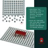 200 pcs, Dollhouse Flooring, 1:12 Scale Doll House Tiles, Miniature Dollhouse Accessories, REDUCIO!