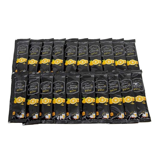 Korean Honey Yuza Citron Tea [ Korean Foods ] Low Calorie Concentrate Yuja Sticks, Vitamin C, Enjoy Anytime Anywhere [ JRND Foods ] 20 Packets