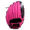 PHINIX 8 1/2" Baseball Glove Tee Ball Mitts and Foam Ball for Kids Beginner Play Training Right Hand Throw Pink