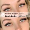 Brown Lashes Eyelashes Cat Eye Natural Look Lash Extension D Curl Wispy Clear Band Brown Eyelashes Fluffy Faux Mink Lashes Pack by Mavphnee