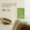 PALFICAB Green Tea Soap Bar with Coconut Oil, Shea Butter,Tea Leaves, Homemade Soap, Natural Soap Bar, Help Moisturizing Soften Dry Skin - Bath Soap For Face Body, Christmas gifts for men, 2 Bars