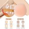 4 PCS Korean Powder Puffs, Soft Makeup Puff Teardrop Setting Foundation Sponge Face Makeup Cushion Puff Beauty Blender Sponge Applicators for Concealer Liquid Cream Powder, Beginner Friendly, Medium