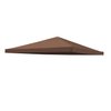 BenefitUSA Brown Single Tier Replacement 10'X10'Gazebo Canopy top Patio Pavilion Cover Sunshade plyester