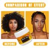16 OZ Big Capacity Strong Hold Braid Gel Tames Frizz Smoothing Gel Good for Twist, Locs, Braids, Edge, Cornrows No Flake Extra Hold High Shine Braiding Gel & Edge Control Easy to Use for Braids