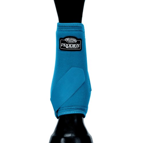 Weaver Leather 2-pack, Front Horse-boots, Turquoise, Medium US