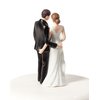 Personalized Funny Sexy Tender Touch Bride and Groom Weddding Cake Topper: Custom Hair Color Available