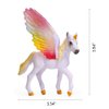 UANDME 8pcs Unicorn Toy Figurine Set Unicorn Cake Toppers for Party, Birthday, Imaginative Toy Gift for Kids