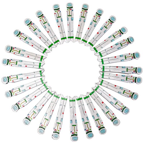 Really Good Stuff Teacher & Student Spaceman Kit – 30 Student Size, 1 Teacher Size With Reusable Storage Container | Writing Spacers For Kids, Learning Tool, Finger Spacing, Classroom Must Haves