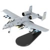 NUOTIE 1/100 A-10 Thunderbolt II (Warthog) Attack Pre-Build Diecast Metal Aircraft Model Kits VX-23 Replica Military Plane for Display Collection or Gift