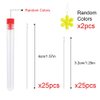 50Pcs Beading Needles, 2 Sizes Embroidery Needle Extra Fine Thin Beading Needles Big Eye Beading Needles, Long Straight Needles Bead Needles Hand Sewing Needles with 2Pcs Threaders