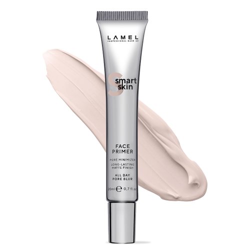 Lamel SmartSkin Face Primer - Moisturised and Smooth Skin - Pore Erasing, Hydrating, Long-Lasting & Matte Finish - Natural Color N. 401-0.68oz.