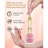 Fast Drying Nail Gel Glue Polish, Cherry Red Gel Polish Long-Lasting Air Dry Fast, 15ml Nude Regular Water-based Nail Lacquer Full Coverage High Glossy Shine Nail Art Home Manicure Gift for Ladies-07