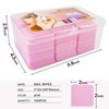 1080PCS Lint Free Nail Wipes- Non-Woven Soft Nail Polish Remover Pads, Nail Polish Remover Wipes Pink- Lint Free Wipes for Nail Polish Remover, Eyelash Extensions and Nail Art- DIY Nail Supplies