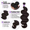 10A Human Hair Bundles Body Wave 3 Bundles Human Hair 20 22 24 Inch 100% Unprocessed Brazilian Virgin Human Hair Weft Bundles Deals Human Hair Weave Body Wave Human Hair Extensions Natural Color