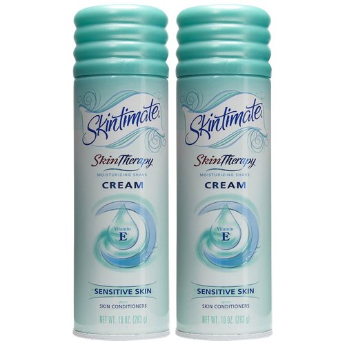 Skintimate Skin Therapy Moisturizing Shave Cream for Sensitive Skin - 10 oz - 2 pk