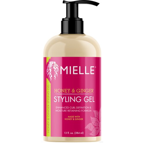Mielle Organics Honey &amp; Ginger Styling Gel for Enhanced Curl Definition and Moisture Retaining wi...