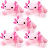 Libima 5 Pcs 12 Inch Axolotl Plush Toys Axolotl Stuffed Animal Plushies Pillow Doll Cute Soft Axolotl Toy Stuffed Axolotl for Birthdays Gift Home Decoration (Pink)
