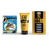 Moto Men's Head Shaving Starter Kit with 5oz HeadSlick Shaving Cream, Shaving Razor, Blade Refills