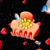 BT21 x Kitsch Recycled Plastic Puffy Medium Hair Clips for Women - Medium Claw Clips for Thin Hair | Claw Hair Clips for Short Hair | Medium Hair Claw Clips for Women | Cute Hair Claws for Girls, Tata