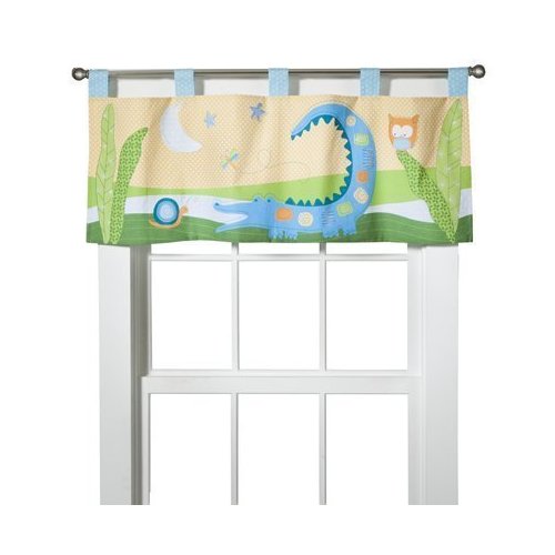 Crocodile Rock Window Valance by Sumersault
