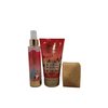 Bath and Body Bright Christmas Morning Diamond Shimmer Mist and Exfoliating Glow Body Scrub Rosebud Ranch Goat Milk Soap Sample