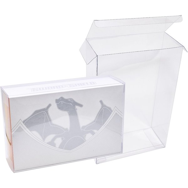 Platinum Protectors Plastic Display Case for Pokemon Charizard UPC Ultra Premium Collection Box (2 Pack)