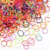 Hicarer 1000 Mini Rubber Bands Soft Elastic Bands for Kid Hair Braids Hair (Multicolor,1.5 cm)