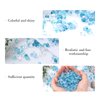 DomeStar 5000PCS Fake Ice Rocks, Mini Fake Clear and Blue Acrylic Crushed Ice Rocks for DIY Craft Wedding Vase Fillers