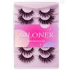 Giloner 7pairs Wispy Volume Lashes, 3d 18mm End Eye Elongated Mink Lashes，Fluffy Cross Multi Layered Dramatic Eyelashes That Look Like Extensions