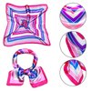 Keymall Kids Flight Attendant Costume Accessories Set Stewardess Hat Airline Hostess Costume Kits for Girls Dress Up Halloween Career Costume (Rose)
