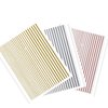 Gold Rose 3D Nail Sticker Curve Stripe Lines Nails Stickers Adhesive Striping Tape Nail Art Stickers Decals Rose Gold Silver 3pc Nail Stickers Striping Tape Nail Art Stickers Decals