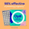 Opill, Daily Birth Control Pills, Over-The-Counter Progestin-Only Oral Contraceptive, FDA-Approved & Estrogen-Free, 28 Count