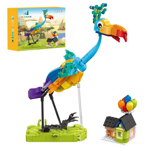 ENJBRICK Kevin Bird Up House Building Sets for Adults,Cute Movie Animal Building Toy Set for Girls and Boys Age 8-14 Years Christmas and Birthday Gifts 602 pcs