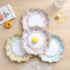 Eopelsm Floral Paper Plates Spring Tea Party Disposable Plates Tableware for Mother's Day Blossom Flower Fairy Garden Bridal Birthday Baby Shower Party Supplies, Pack of 48 (9 inch)