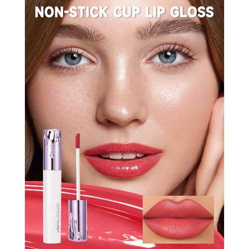 Velvet Lip Gloss Matte Lip Cream Liquid Lipstick, High Shine Moisturizing Tinted Lip Plumper Gloss Hydrating Lip Tint,Super Lustrous Lipgloss Non-Sticky Long Lasting Plumping Lip Glow Oil for Women-02