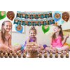 Beaver Party Decorations Beaver Birthday Party Supplies Includes Beaver Birthday Banner Cake Topper Cupcake Toppers Balloons for Birthday Decorations Canada Party Decorations