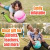 New Bounce Inflatable Bouncing Ball for Kids - Set of 4 Marbleized Bouncy Balls Plus Pump & 2 pins, Inflatable Sensory Balls, for Children and Pets - 8.5" Game Ball