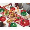 30 Guests Christmas Party Supplies Paper Plates Napkins Forks Tableware Set Disposable Holiday Seasonal Xmas Party Team Nice Dinner Dessert Plate Decoration for Kids Children,90Pcs