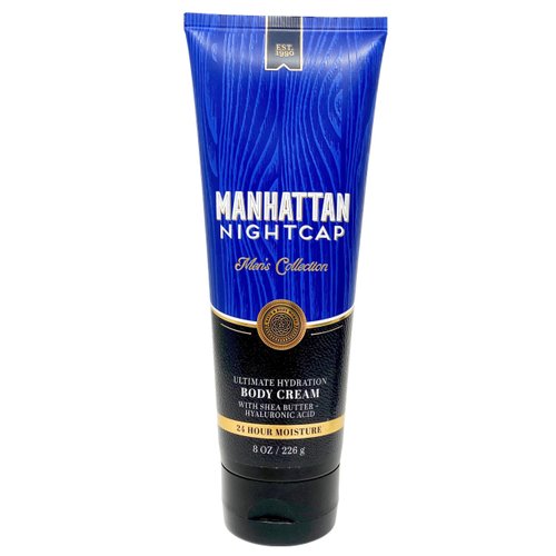 Bath & Body Works Men's Collection Manhattan Nightcap - 2 Pack- With a Cabin Spice Bar Soap., blue