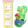 JOYIN Inflatable T-Rex Dinosaur Bopper 47 Inches, Bop Bag Inflatable Punching Toy, Kids Punching Bag with Bounce-Back Action