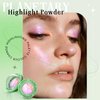 HOSAILY Face Highlighter Palette, Lunar Glow Highlighter Powder Makeup, Chameleon Glitter Shimmer Body Cheek Eye Highlighter, Multichrome Sparkle Holographic Color Shifting Silky Creamy Illuminator#02
