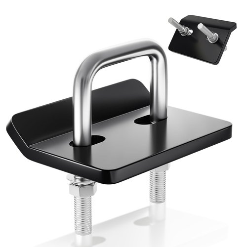 CROSSHIP Hitch Tightener for 1.25" and 2" Hitches - Anti Rattle Stabilizer Easy Installation, Reduce Movement On Hitch Mount Hitch Tray Cargo Carrier Bike Rack Trailer Ball（1 Pack, Stainless Steel）