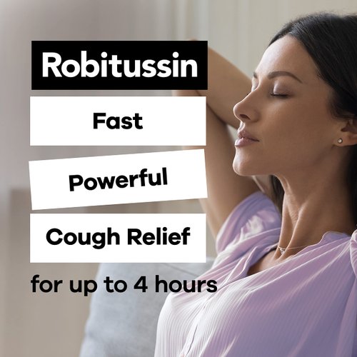 Robitussin Maximum Strength Elderberry Cough Plus Chest Congestion DM, Cough Suppressant for Adults, Providing Non Drowsy Liquid Cough and Chest Congestion Relief - 8 Fl Oz