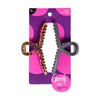 GOODY CLAW CLIP RIBBON 2CT BLK TORT