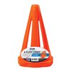 Franklin Sports Plastic Soccer Cones - Mini Sports Cones for Drills + Practice - Flexible Orange Goal Cones for Training + Games - 9 Inches