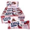 Zing Dark Chocolate Cherry Vegan Protein Bars, Gluten Free with High Protein, High Fiber, Dairy Free Nutrition Bars, Plant Based Protein, Kosher, Low Sugar, No Sugar Alcohols - 12 count